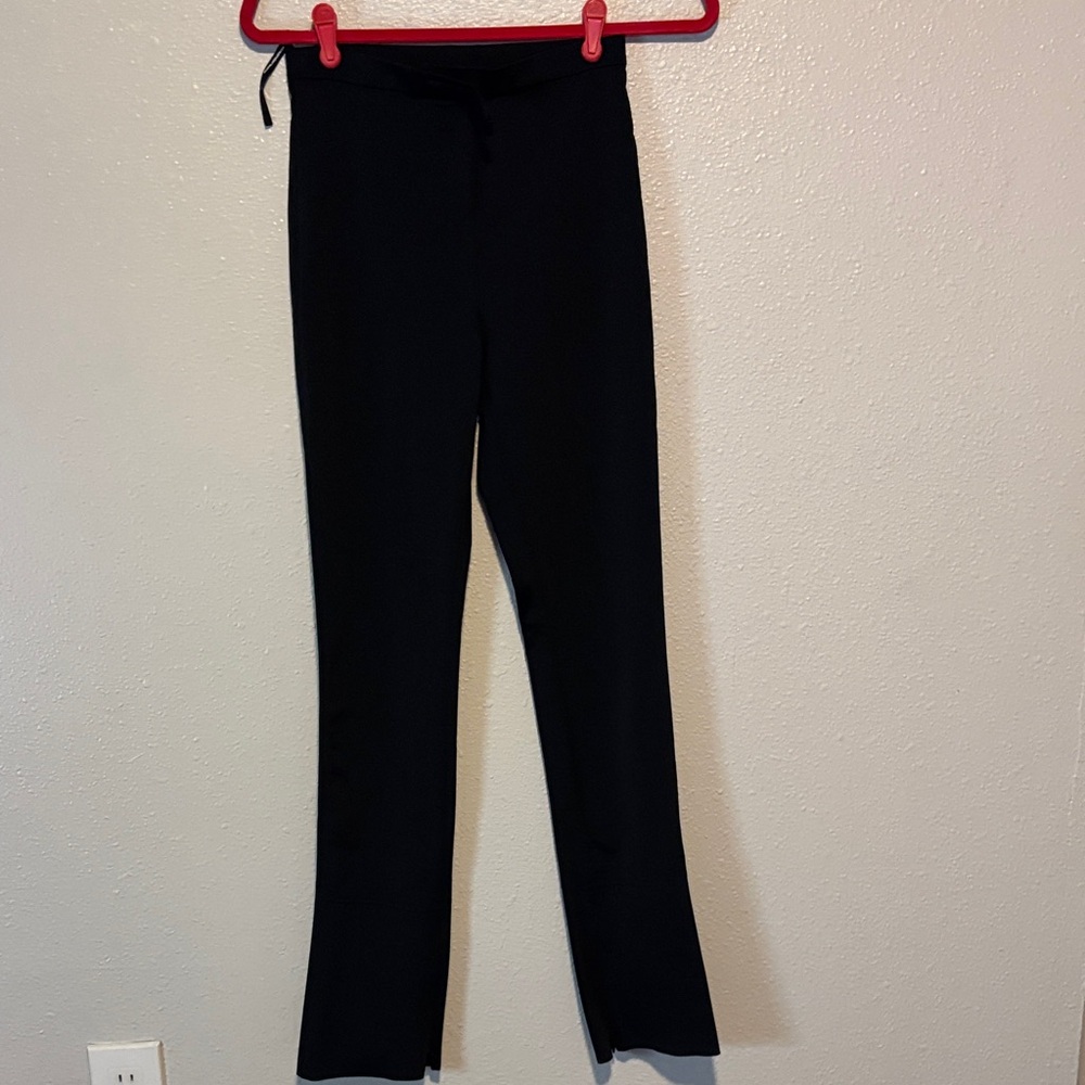 Alexander Wang black Straight-Leg Knit Pants size2